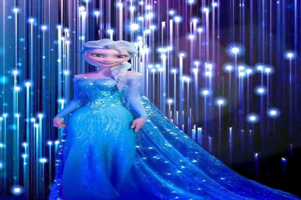 A picture of Elsa from Frozen