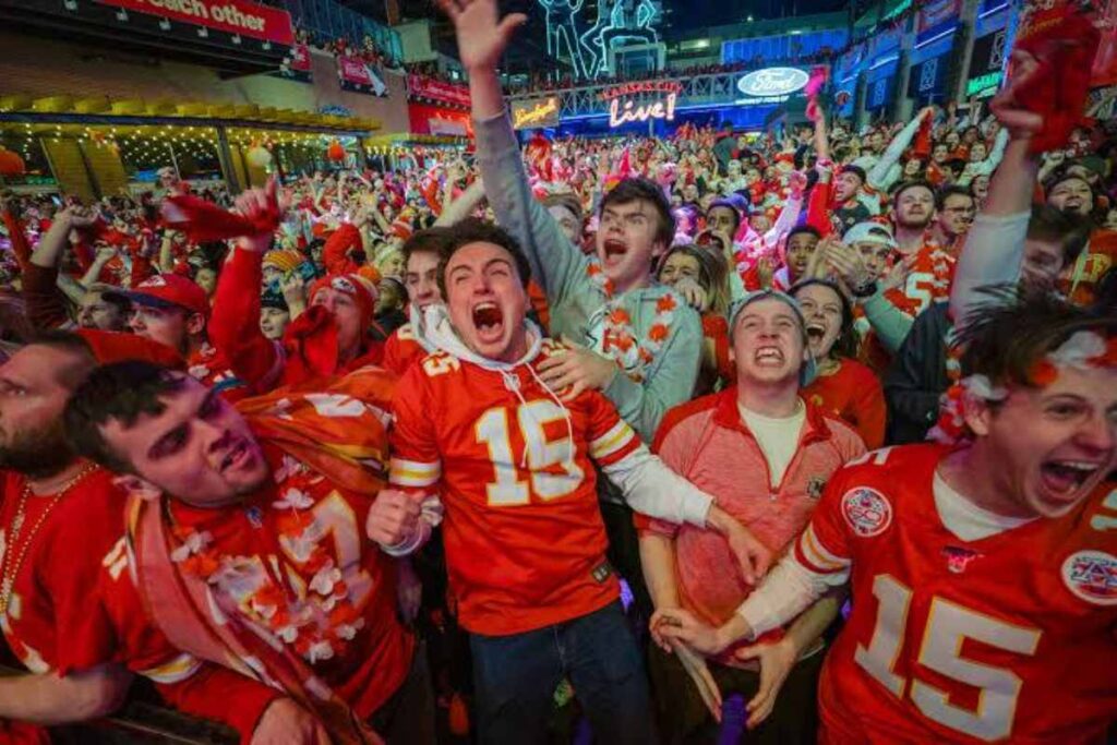 Apicture of Kansas City Chiefs' celebration