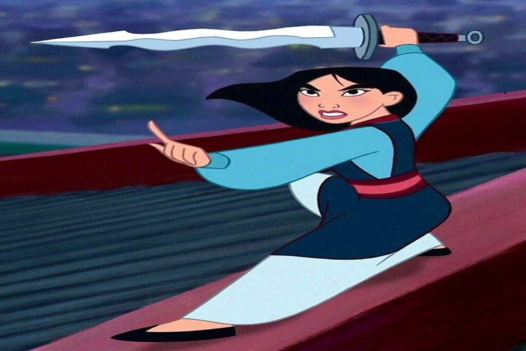 A picture of Mulan, an iconic Disney princess