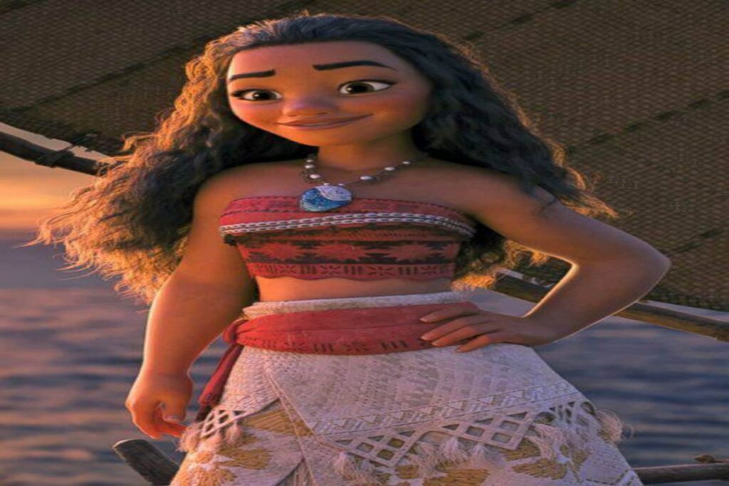 A picture of Moana, a Disney princess