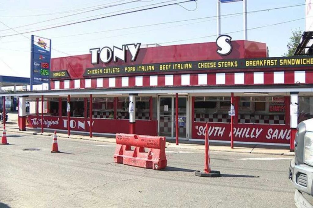 A picture of the Philadelphia cheesesteak restaurant