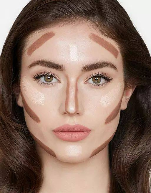 A picture of makeup concealer application