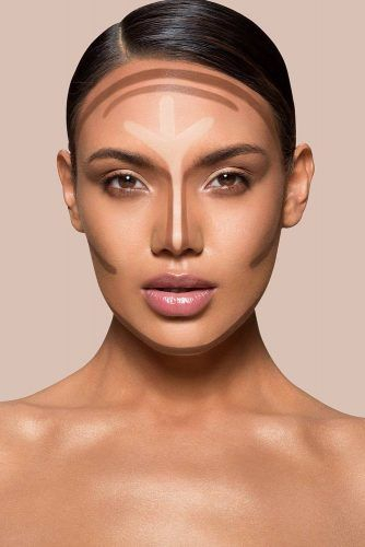 A Picture of a Contoured Face