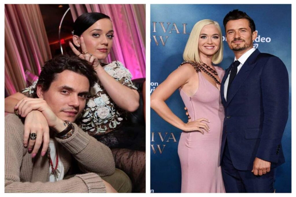 A picture of Katy Perry with her ex, and her husband