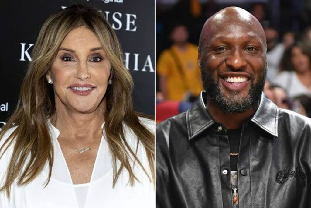 A picture of Caitlyn Jenner and Lamar Odom