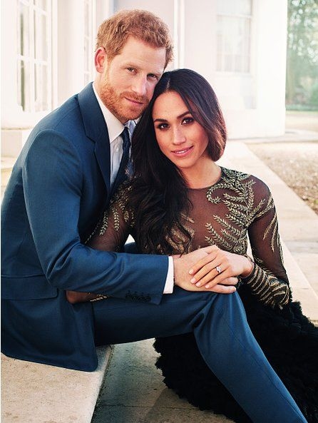 A Picture of Prince Harry and Meghan Markle