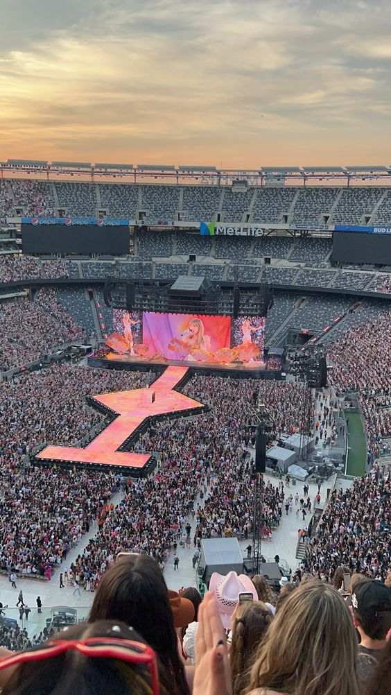 A Picture of the Crowd at Taylor Swift's Eras Tour Concert