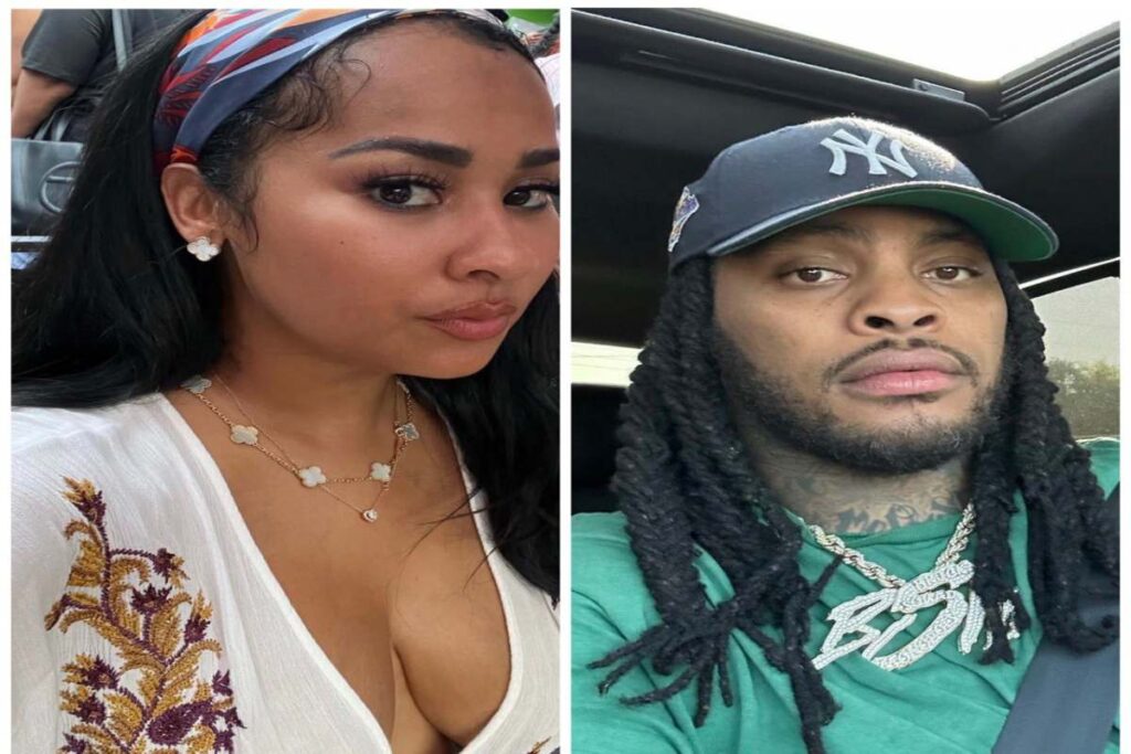 A picture of Waka Flocka and Tammy Rivera