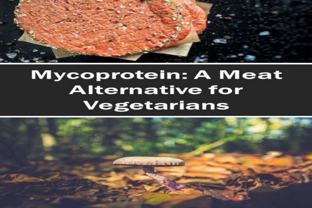 A picture of mushroom and mycoprotein