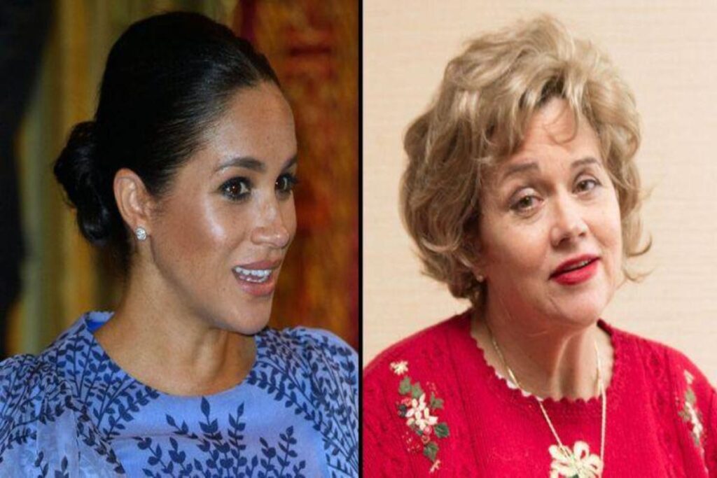 A picture of Meghan Markle and Samantha Markle