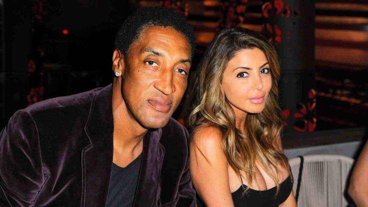 A picture of Scottie Pippen and Larsa