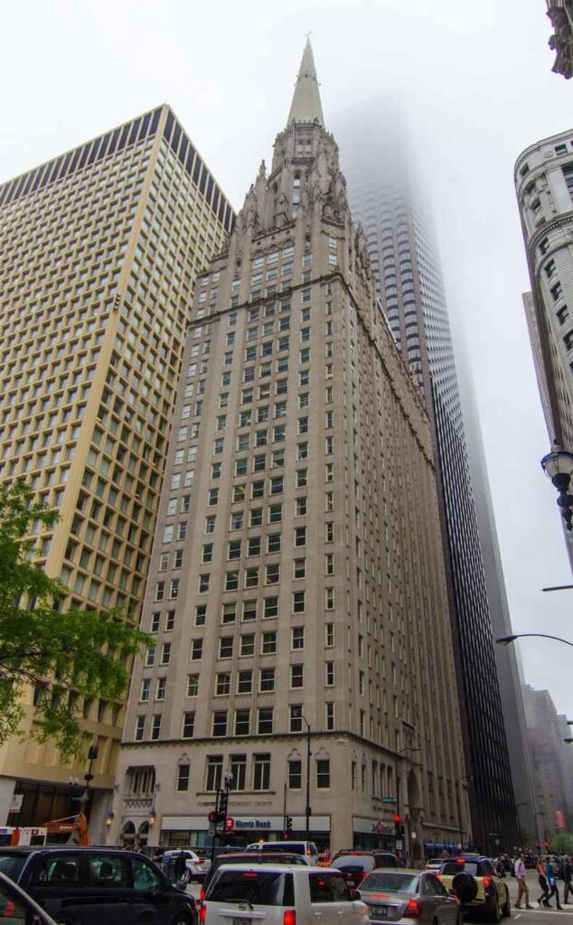 A picture of Chicago temple