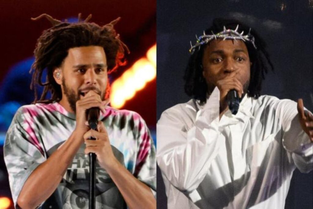 A Picture of J. Cole and Kendrick Lamar