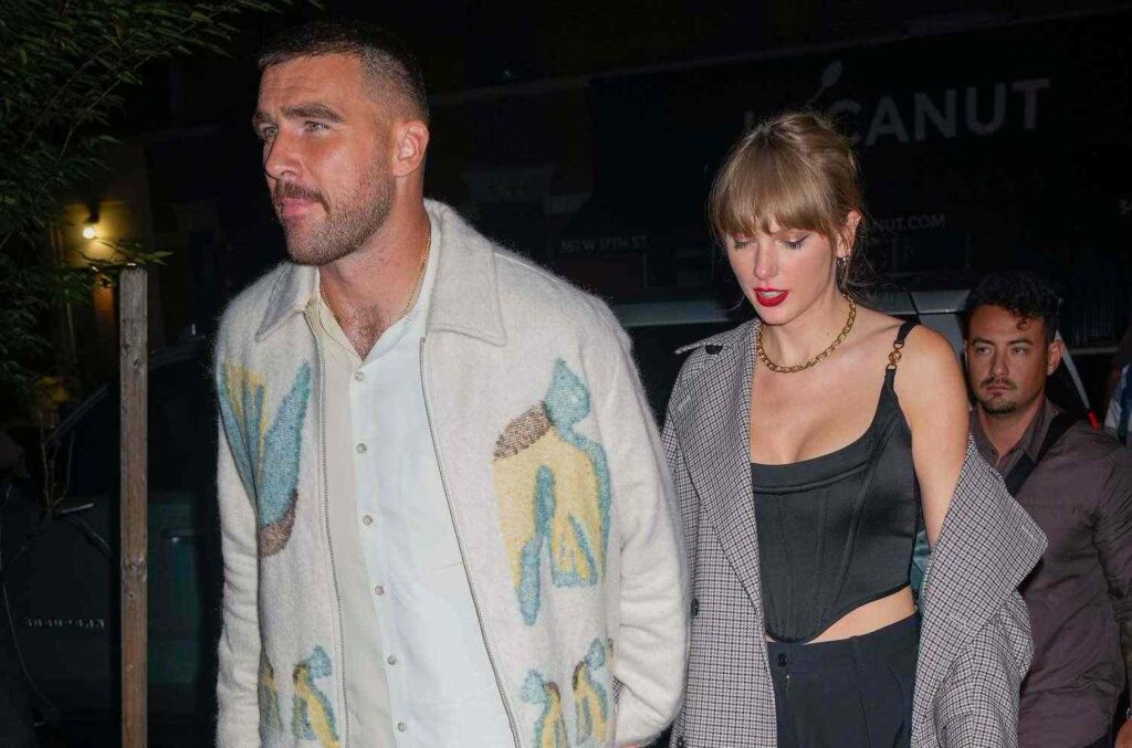 A Picture of Travis Kelce and Taylor Swift
