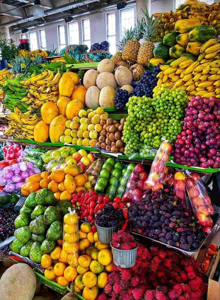 A picture of Vegetables and fruits