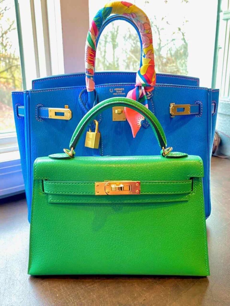 A picture of birkin hermes bags