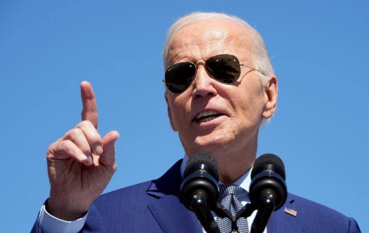 A picture of President Joe Biden