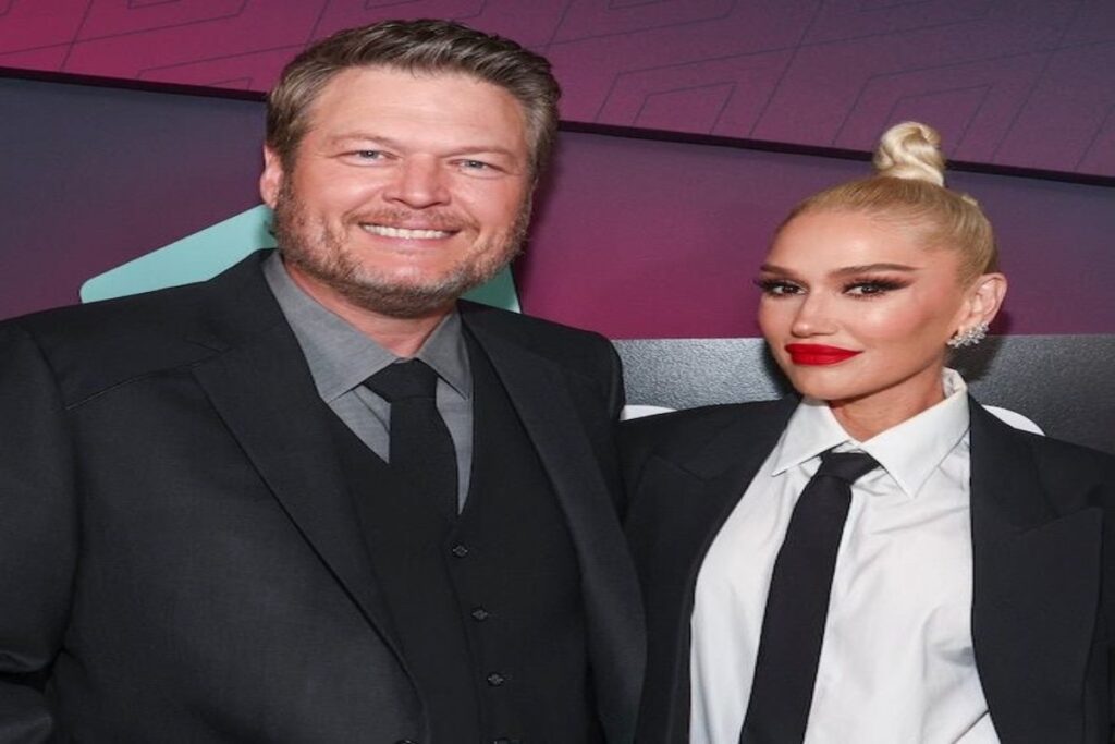 A picture of Gwen Stefani and Blake Shelton