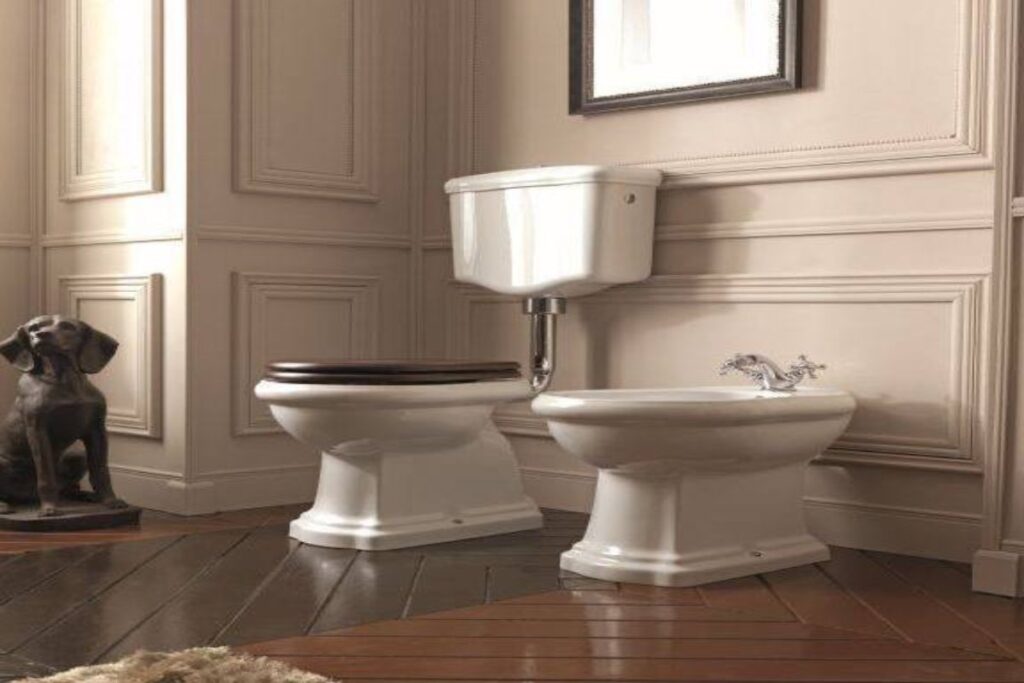 A picture of a bidet bathroom