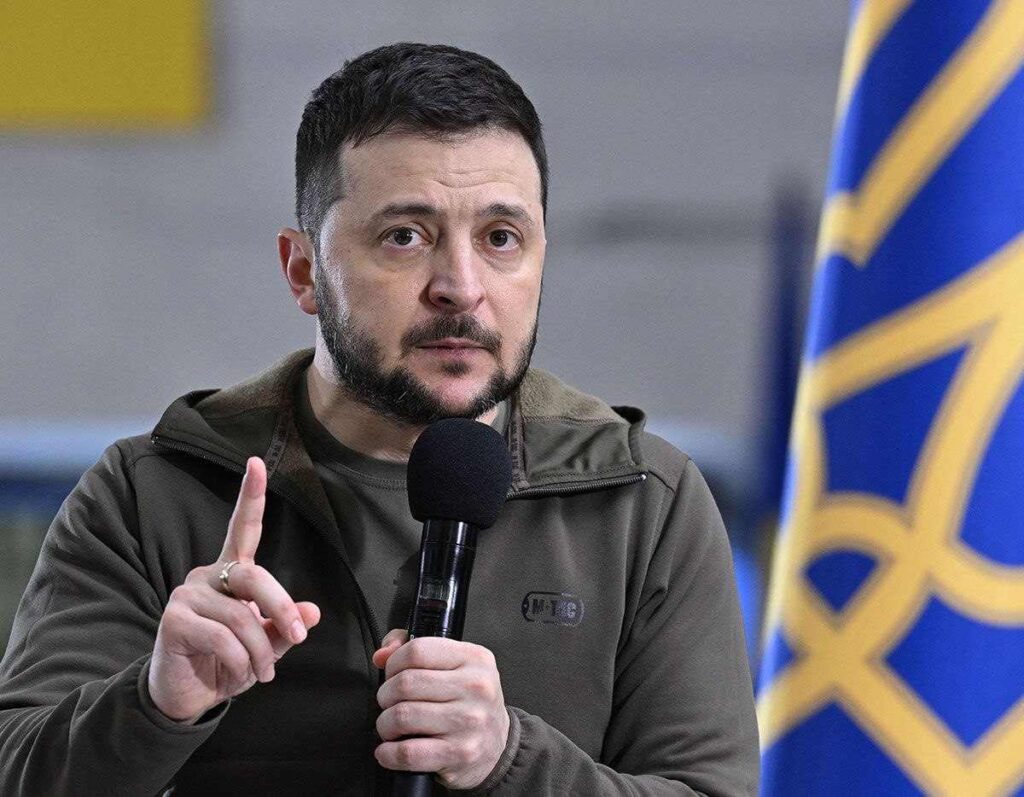 A picture of Volodymyr Zelenskyy