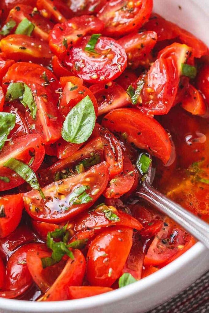 A picture of a cooked tomatoes