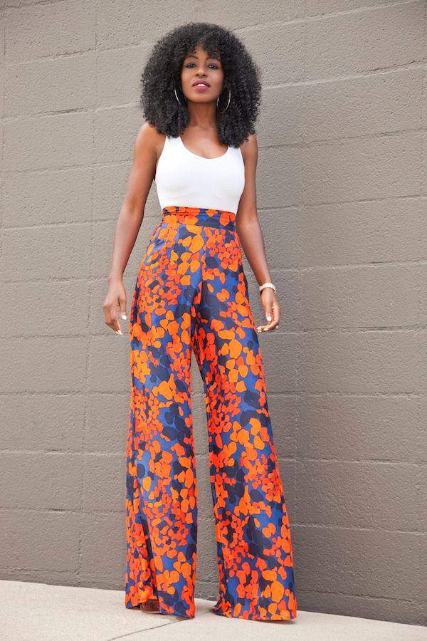 A picture of High-Waist Palazzo Pants 