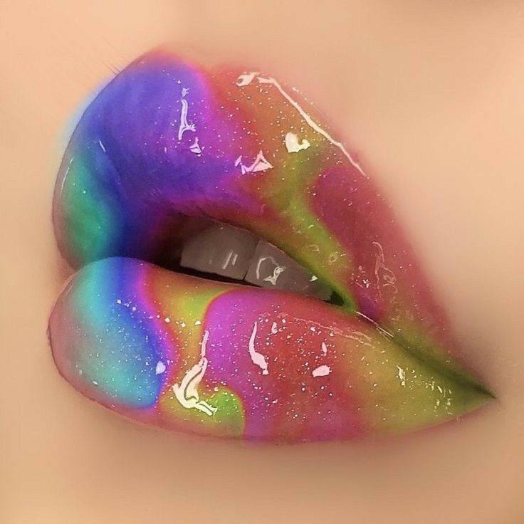 A Picture of Popsicle lips