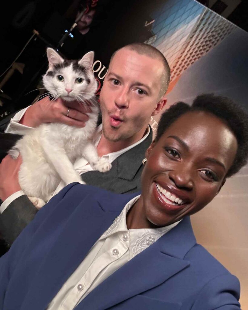 A picture of Lupita Nyong'o and Joseph Quinn