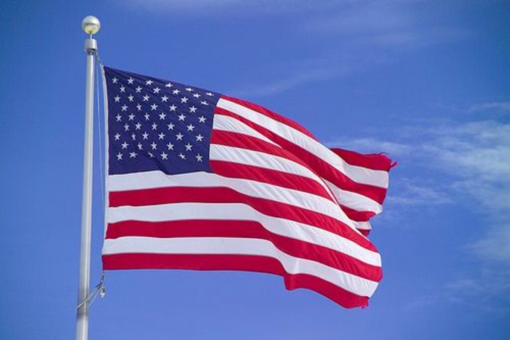 A picture of the American Flag