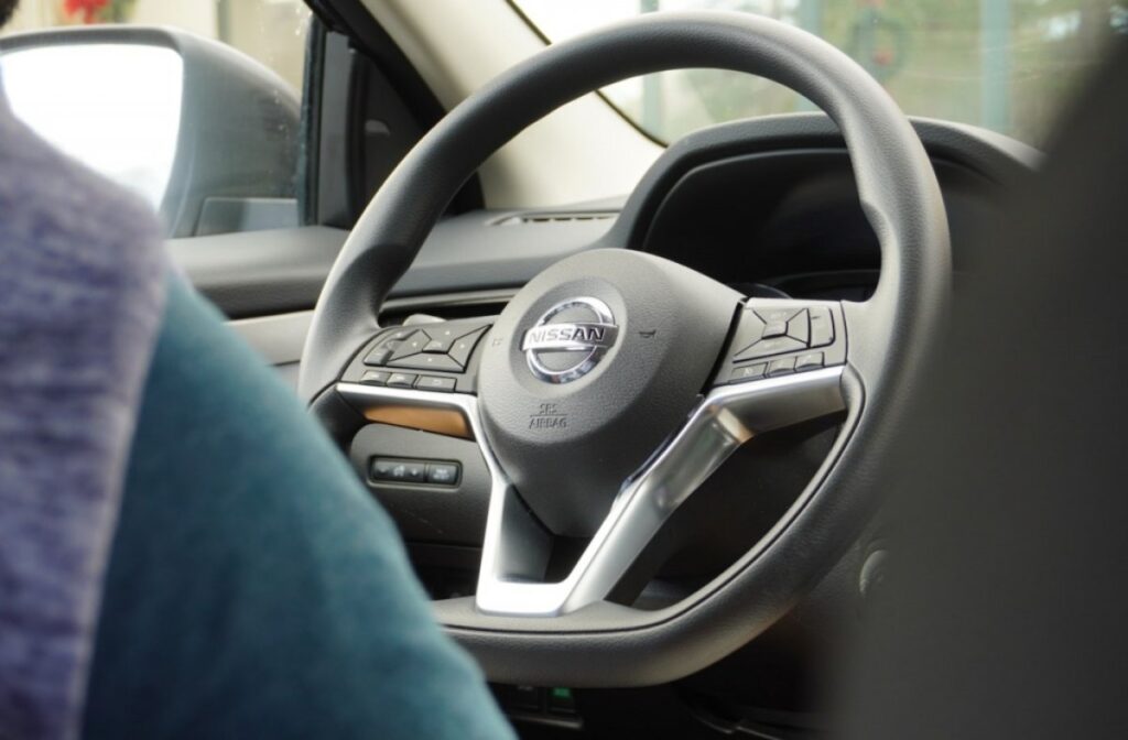 A Picture of a Steering Wheel