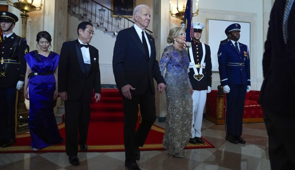 A Picture of Biden and Others at the White House Diner