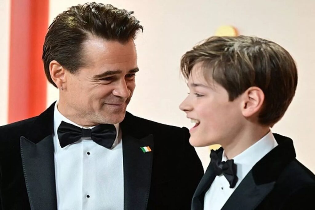 A Picture of Colin Farrell and His Son, James