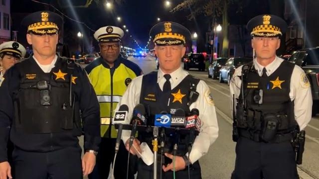 A Picture of Police Officers at the Crime Scene in Chicago