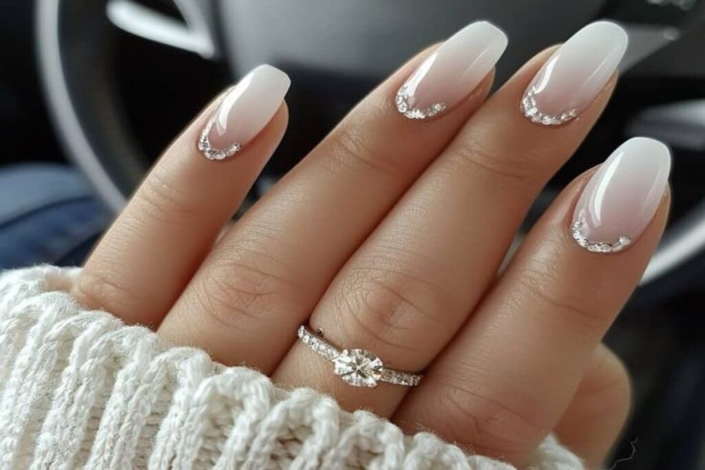 A picture of ombre nails