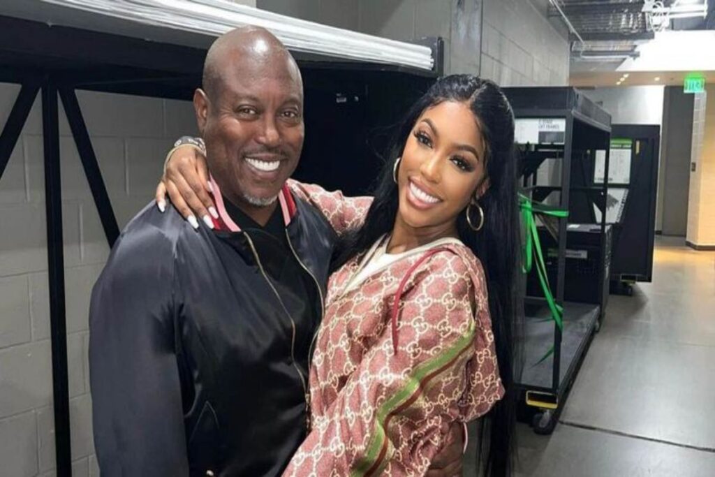 A picture of Guobadia and Porsha Williams