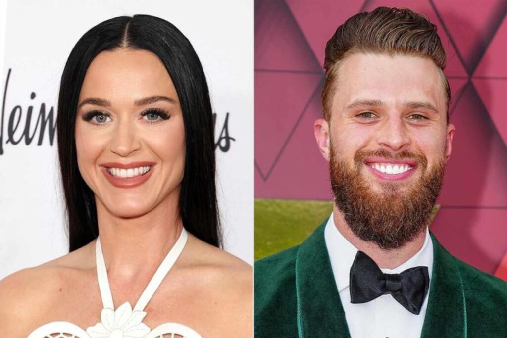 A picture of Katy Perry and Harrison Butker