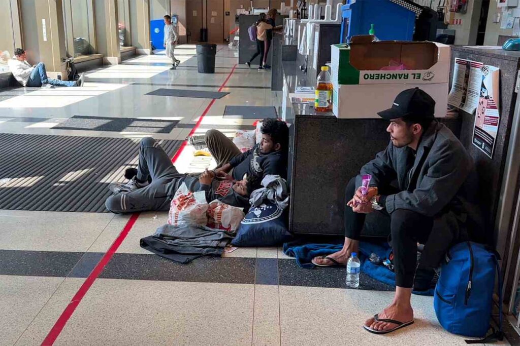 A Picture of Homeless People