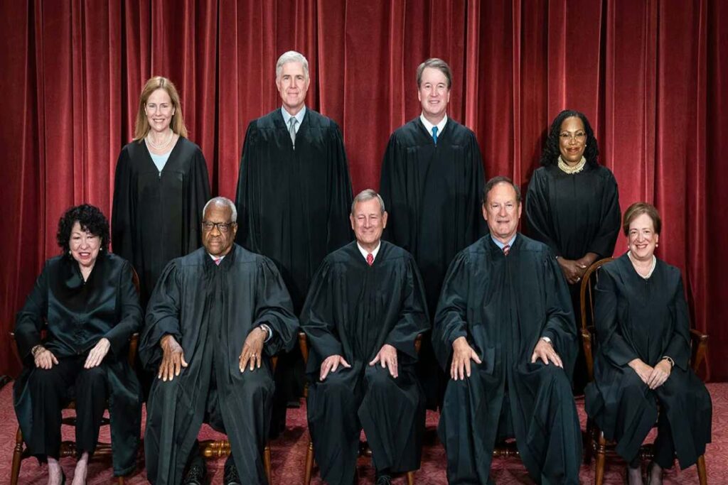 A Picture of Supreme Court Justices