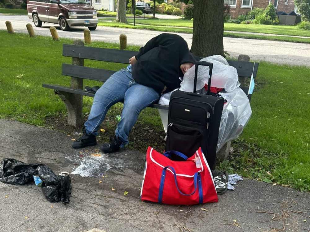 A Picture of a Homeless Chicago Resident