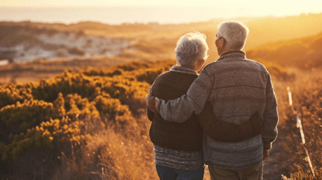 A Picture of an Elderly Couple