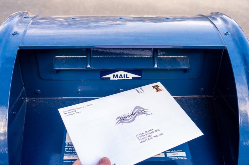 A Picture of a Mail Vote