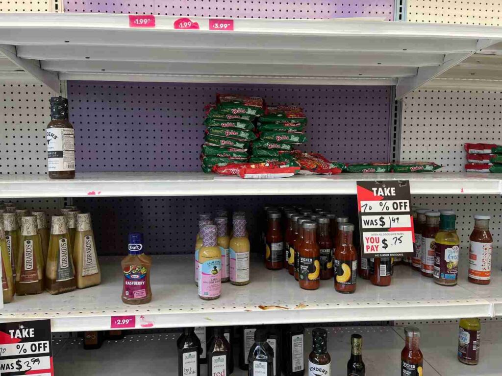 A Picture of an Empty Shelf