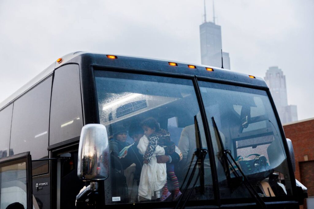 A Picture of Migrants on a Bus