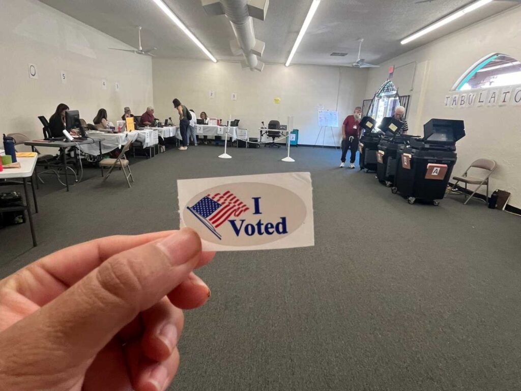 A Picture of a Voting Center