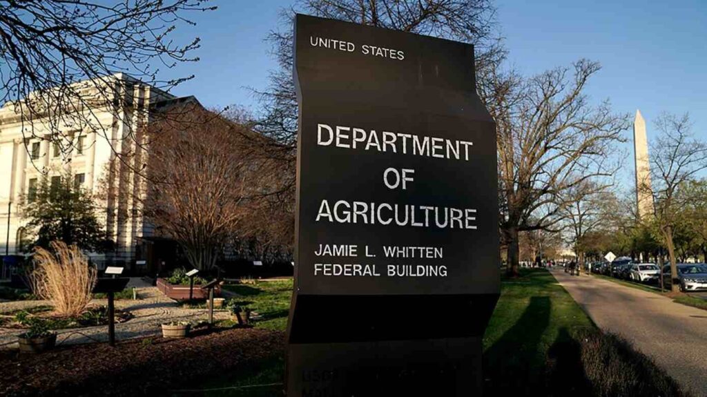 A Picture of the USDA Signpost