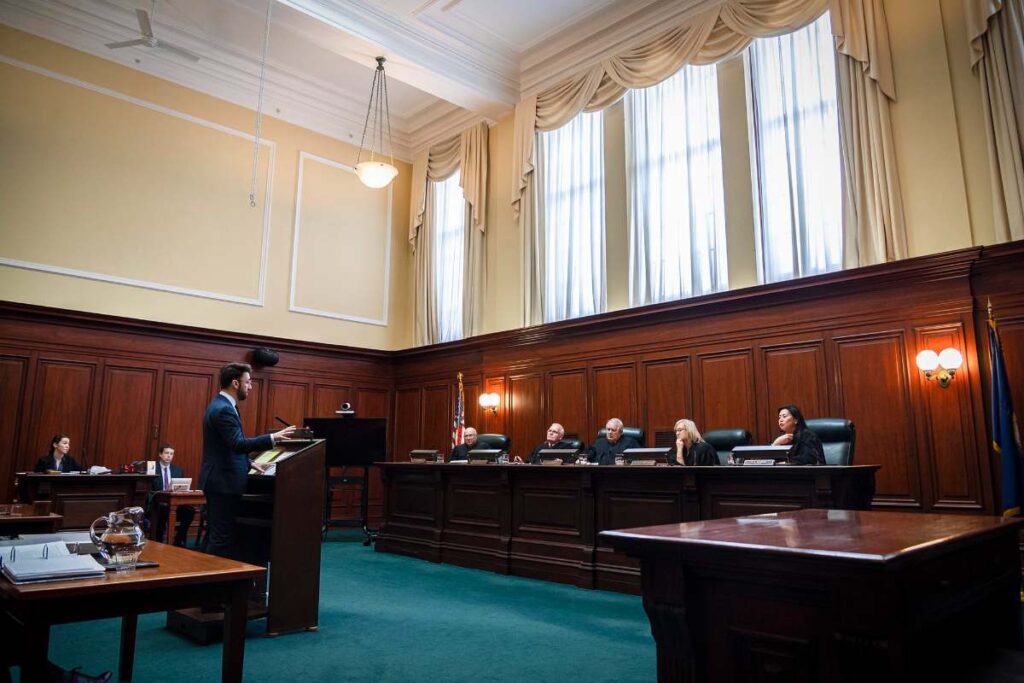 A Picture of a Court Room