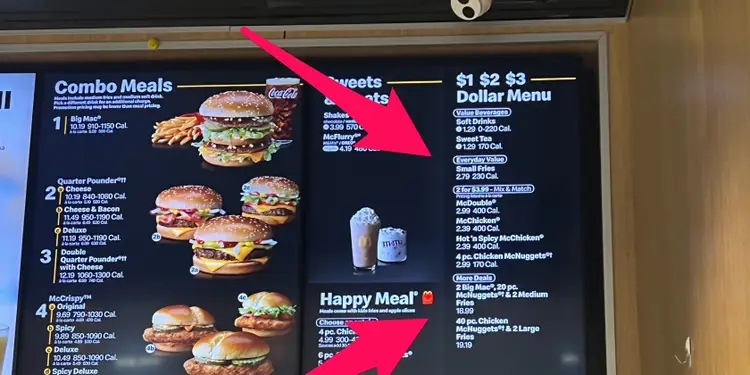 A Restaurant Menu Prices