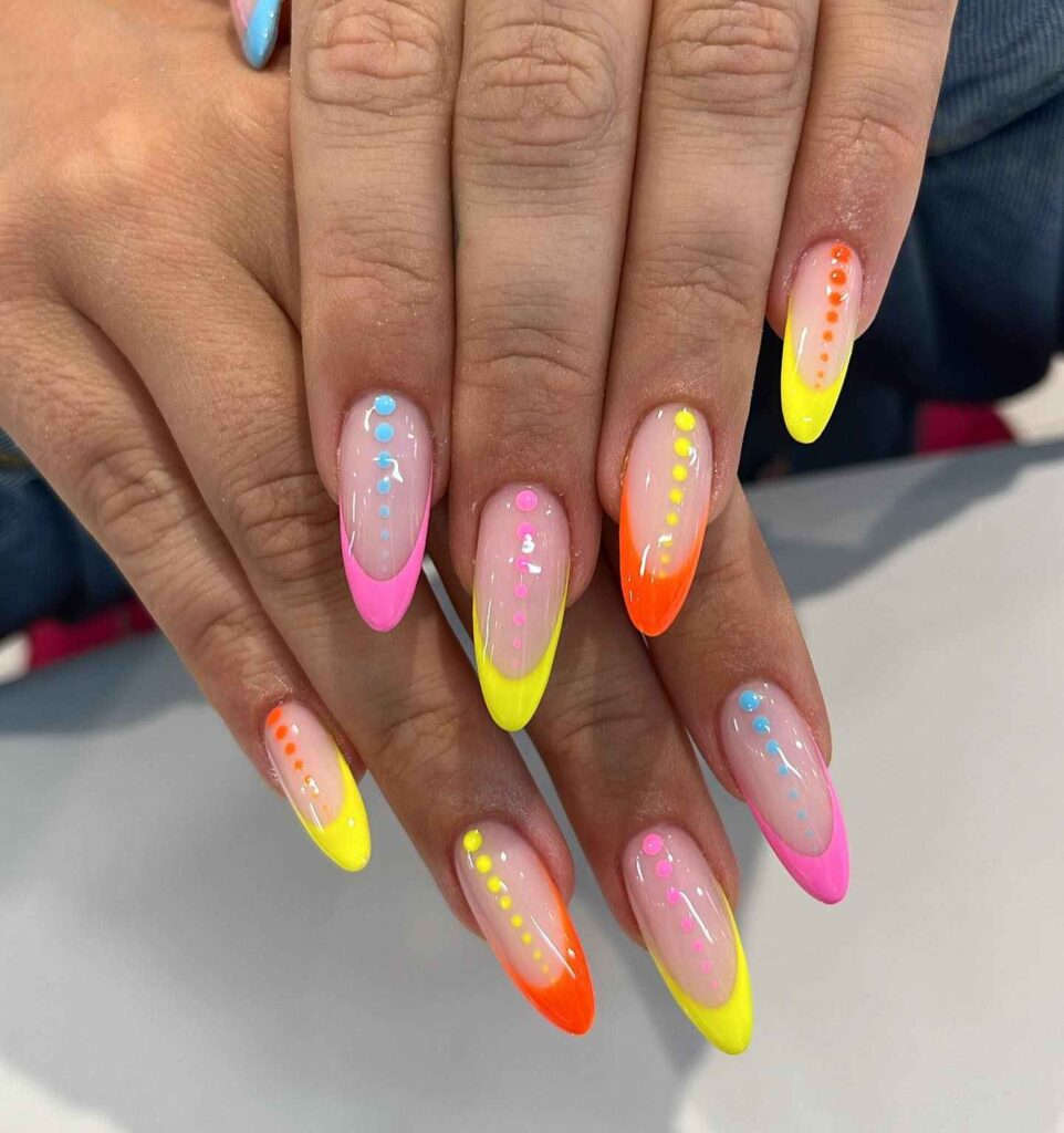 A Picture of Neon nail color