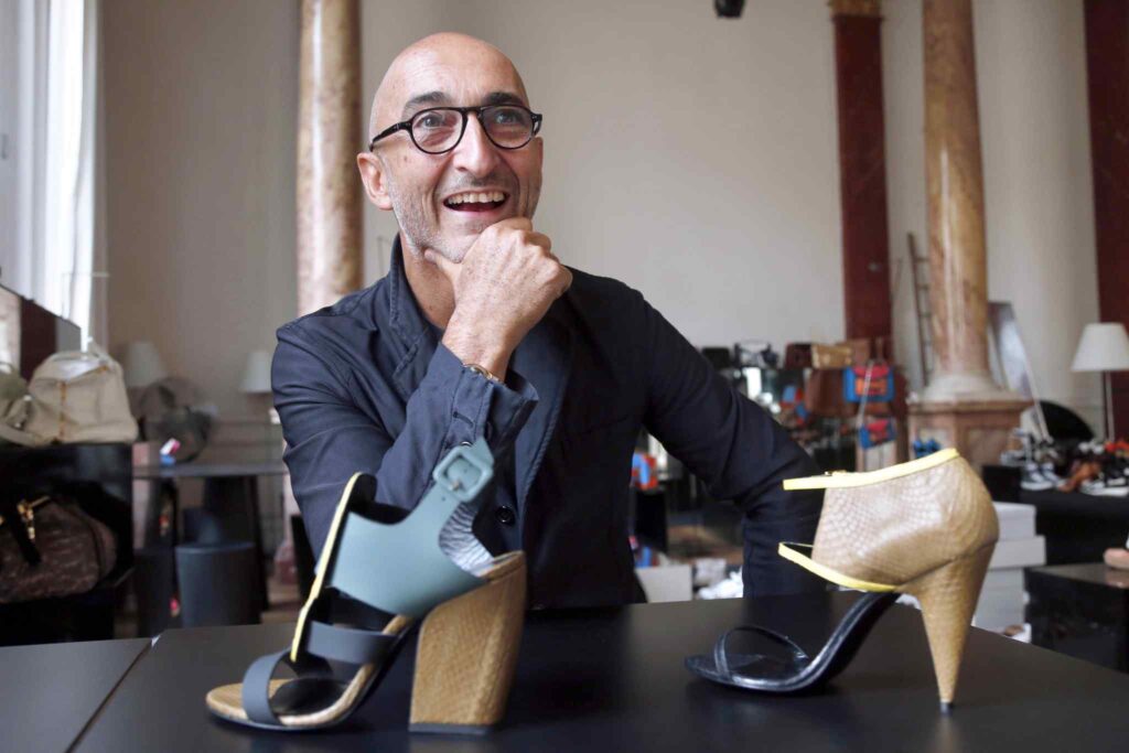 A Picture of Pierre Hardy and His Footwear Creation