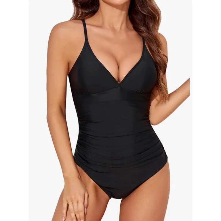 A Picture of Smismivo V-Neck Swimsuit